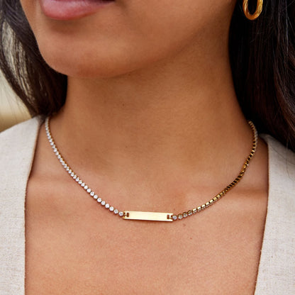 Rina Crystal Pendant Necklace
