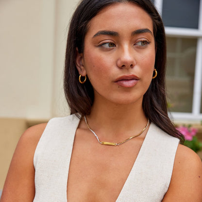 Rina Crystal Pendant Necklace