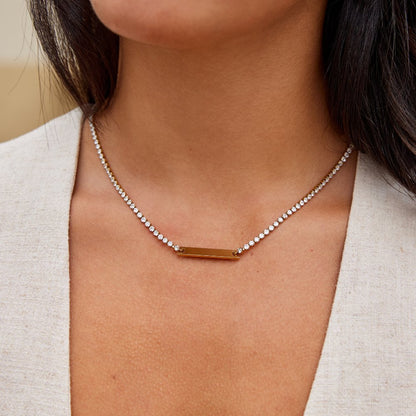 Rina Crystal Pendant Necklace