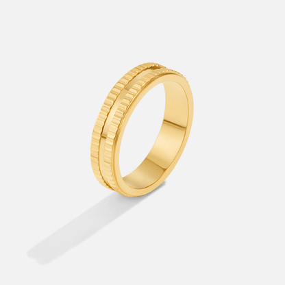 Rina Gold-Tone Band Ring