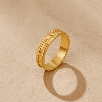 Rina Gold-Tone Band Ring