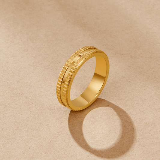 Rina Gold-Tone Band Ring