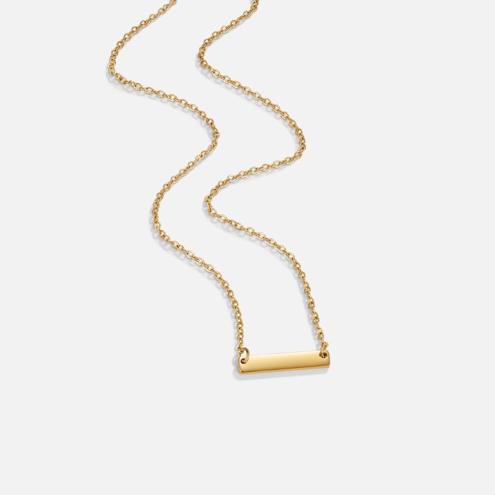 Rina Gold-Tone Bar Necklace