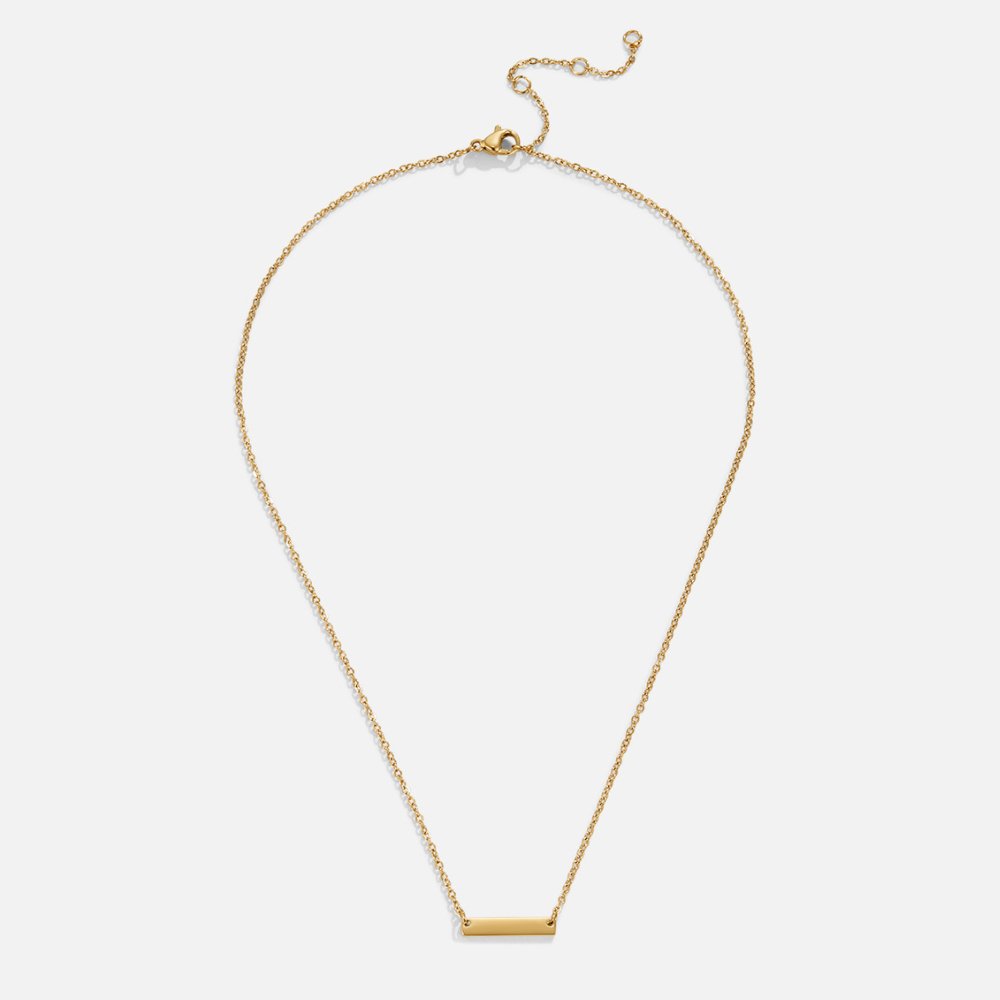 Rina Gold-Tone Bar Necklace