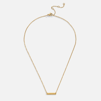 Rina Gold-Tone Bar Necklace