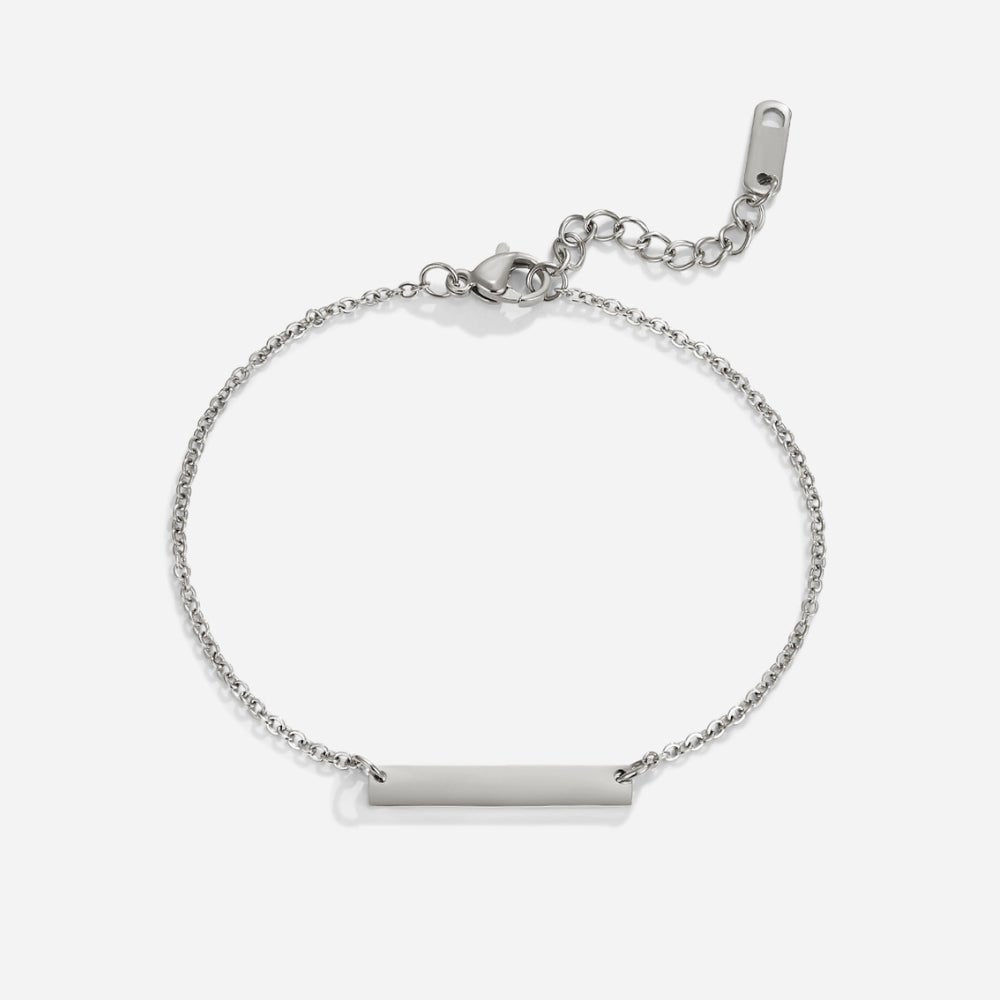 Rina Silver-Tone Bar Bracelet