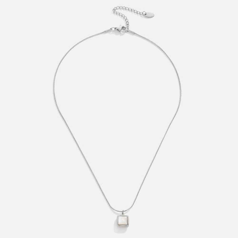 Riva Moonstone-Effect Pendant Necklace