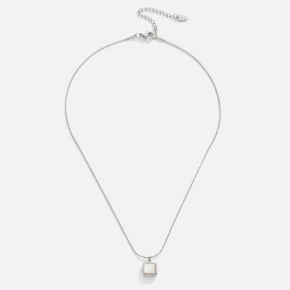 Riva Moonstone-Effect Pendant Necklace