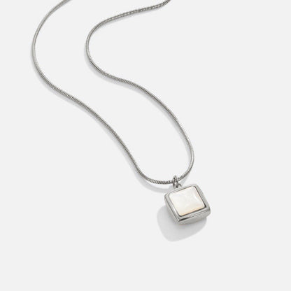 Riva Moonstone-Effect Pendant Necklace