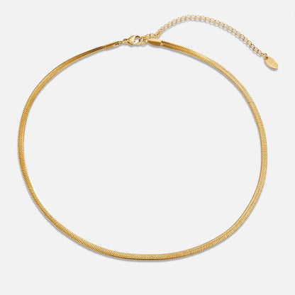 Sarya Snake Chain Gold-Tone Necklace