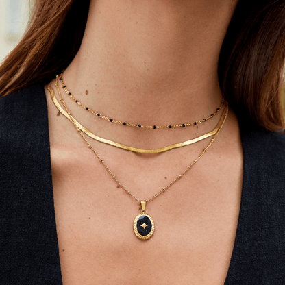 Sarya Snake Chain Gold-Tone Necklace
