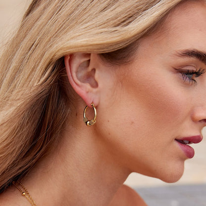 Selena Gold-Tone Hoops