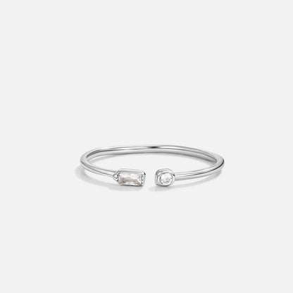 Serena Silver-Tone Crystal Ring