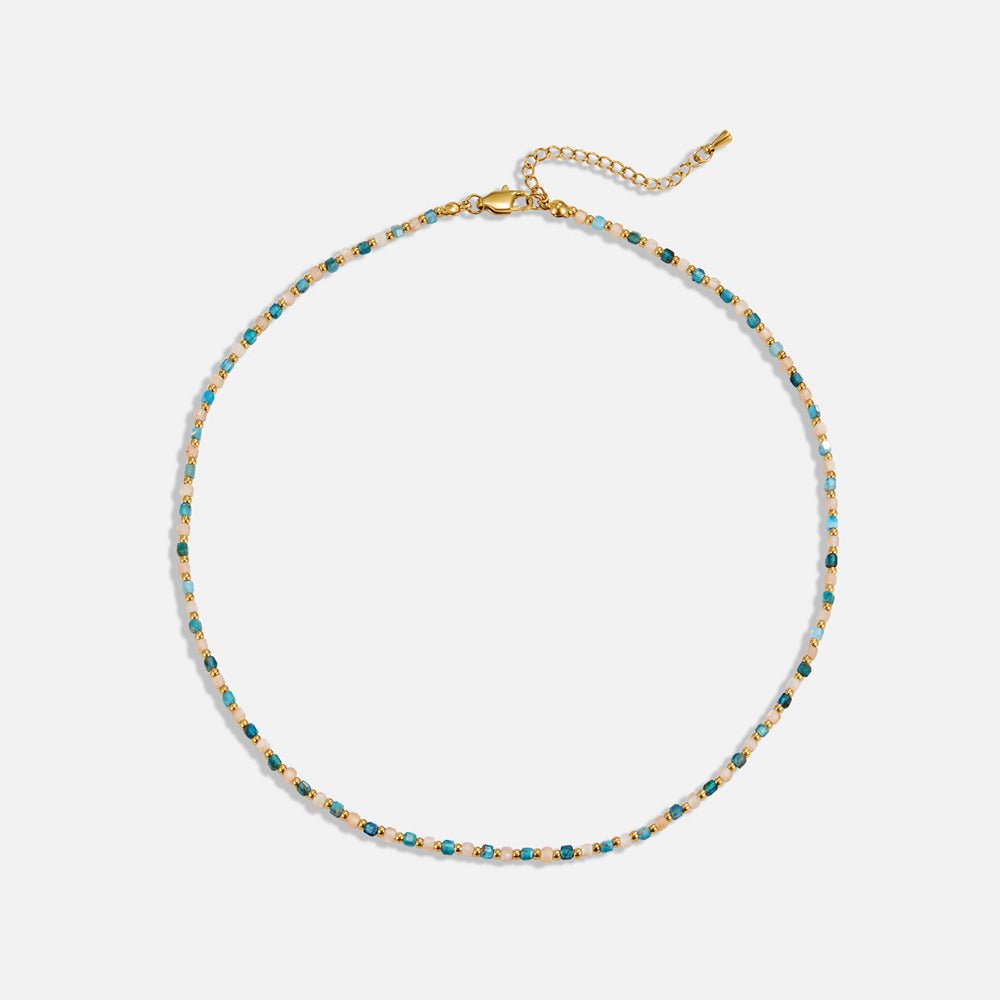 Alashan Blue Bead Necklace