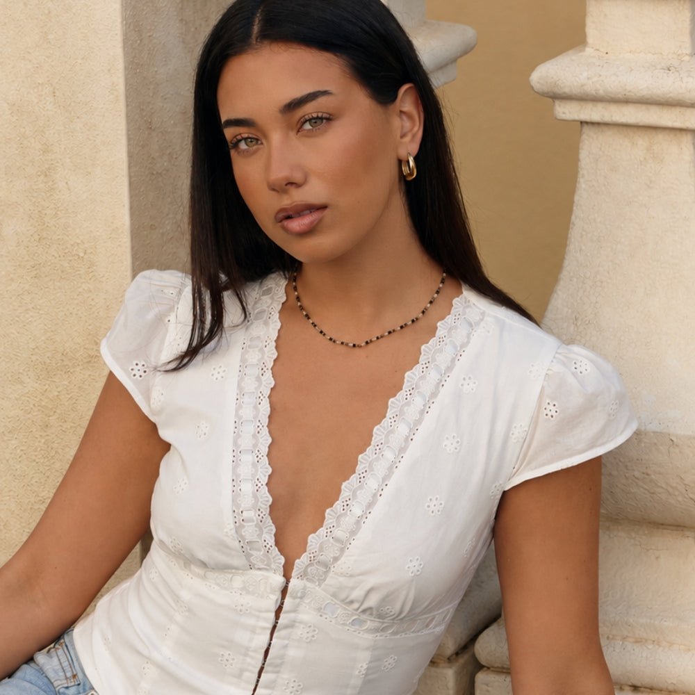 Alashan Monochrome Bead Necklace