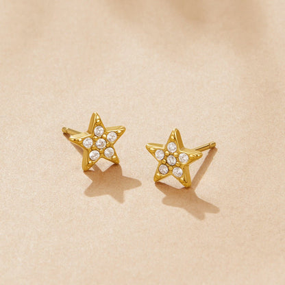 Shooting Star Stud Earrings