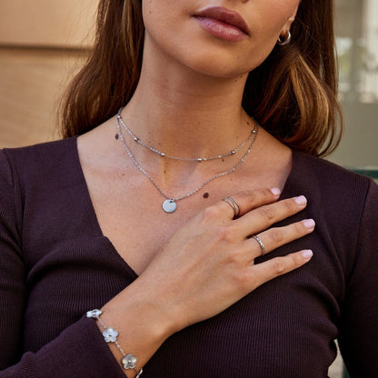 Silver-Tone Infinity Loop Ring