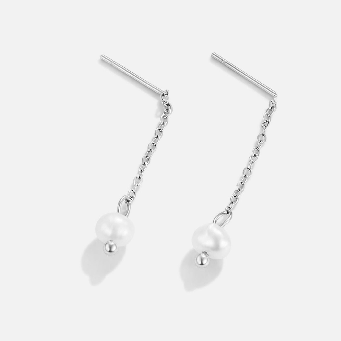 Silver-Tone Maria Pearl Drops