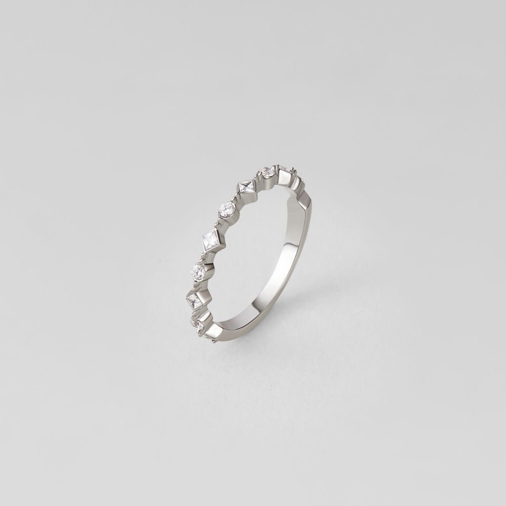 Silver-Tone Milana Crystal Ring