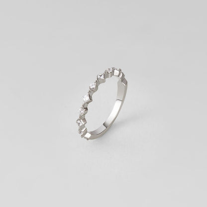Silver-Tone Milana Crystal Ring