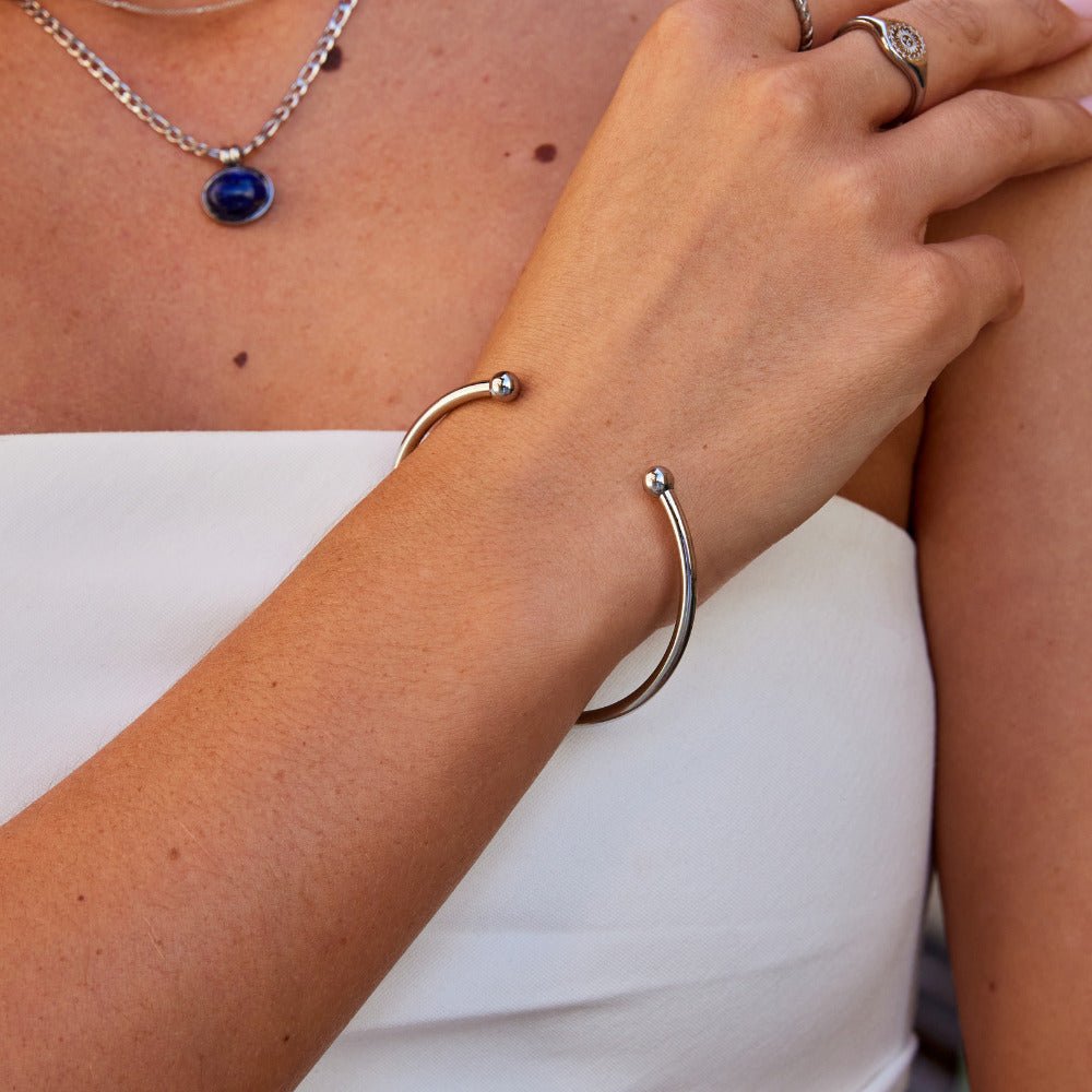 Penelope Silver-Tone Bangle