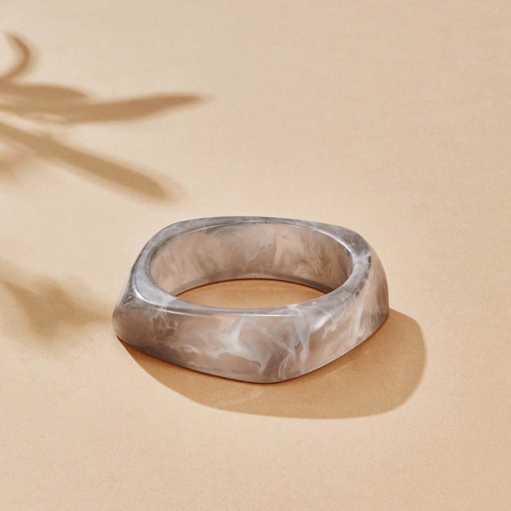 Smoked Grey Swirl Bangle