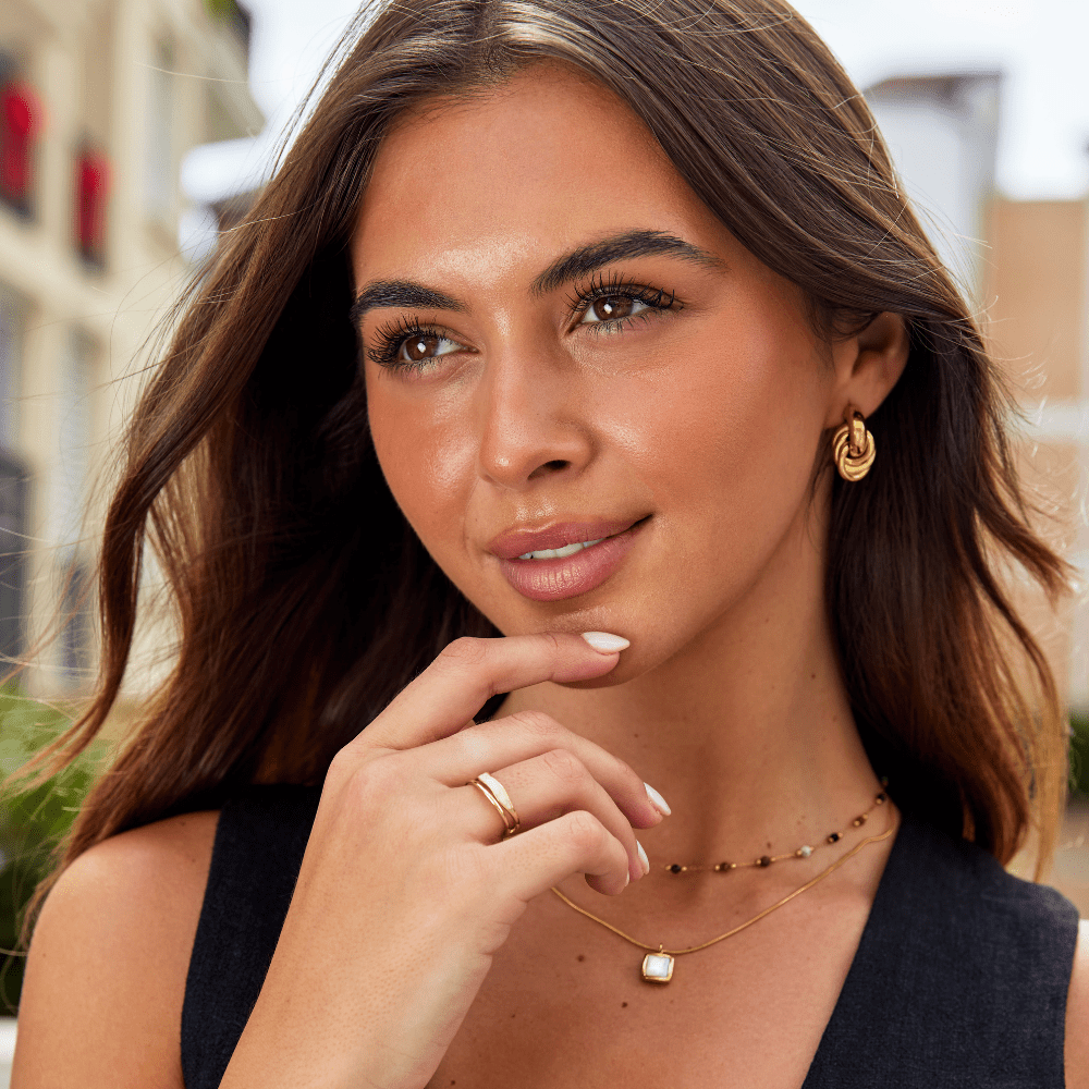 Sofia Twisted Gold-Tone Hoop Earrings