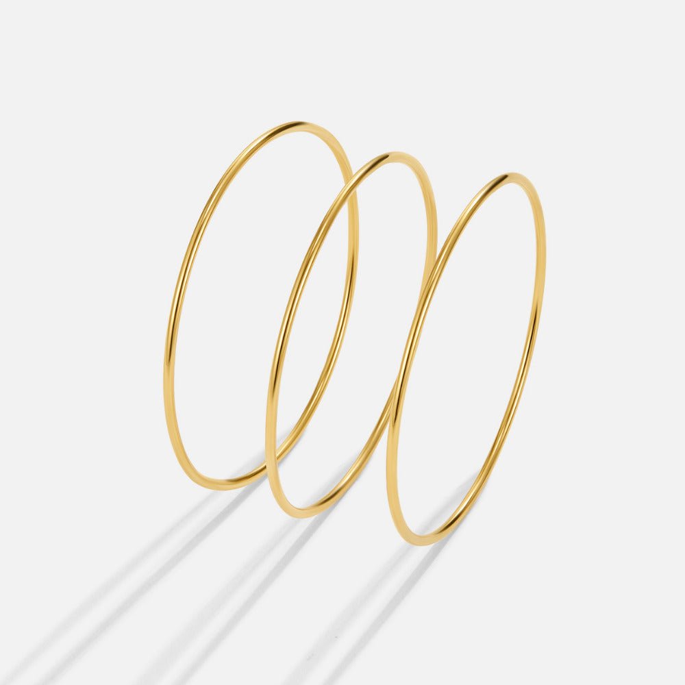 Solana Gold-Tone Bangle Set