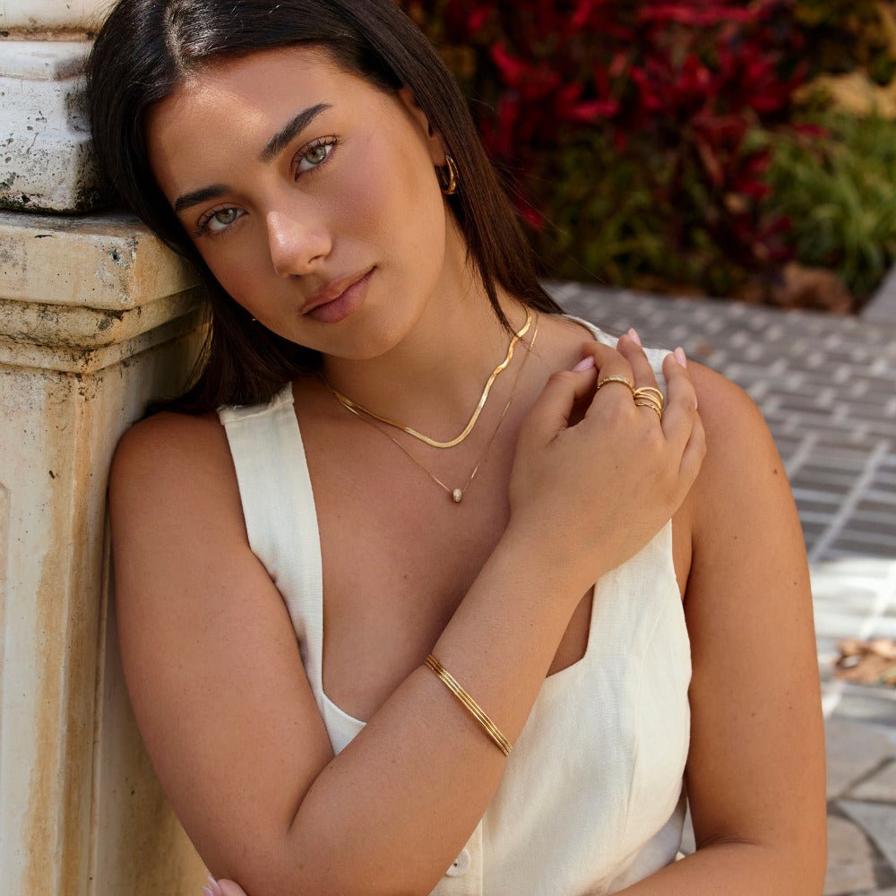 Solana Gold-Tone Bangle Set