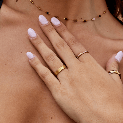 Soleil Gold-Tone Band Ring