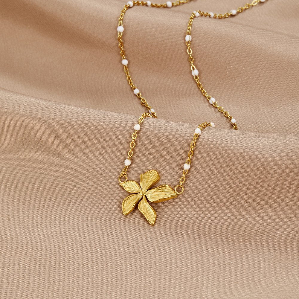 Spring Bloom Beaded Necklace