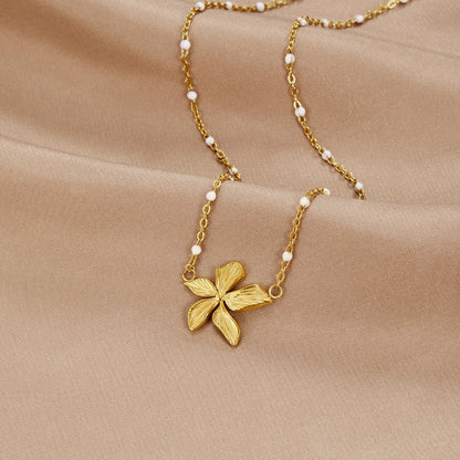 Spring Bloom Beaded Necklace