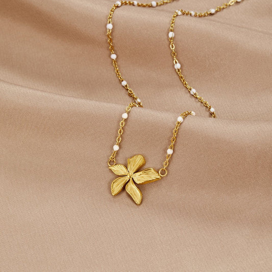 Spring Bloom Beaded Necklace