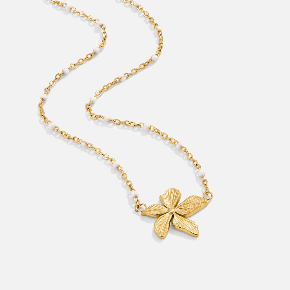 Spring Bloom Beaded Necklace