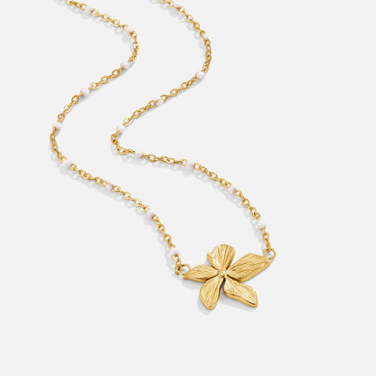 Spring Bloom Beaded Necklace