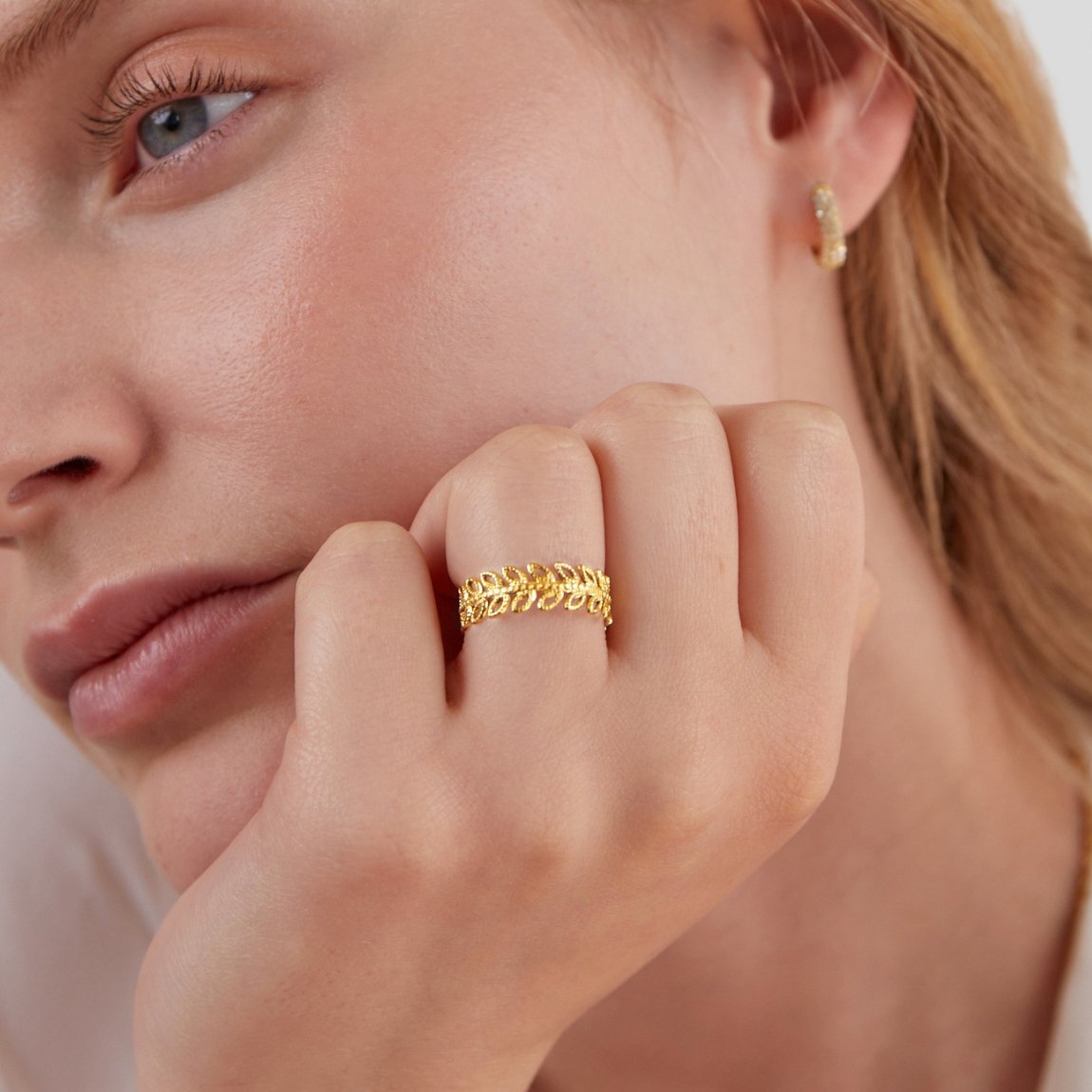 Bloom Summer Leaf Ring