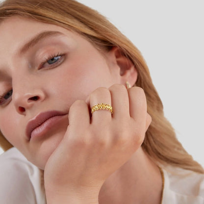 Bloom Summer Leaf Ring