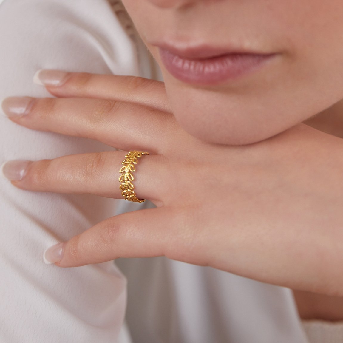 Bloom Summer Leaf Ring