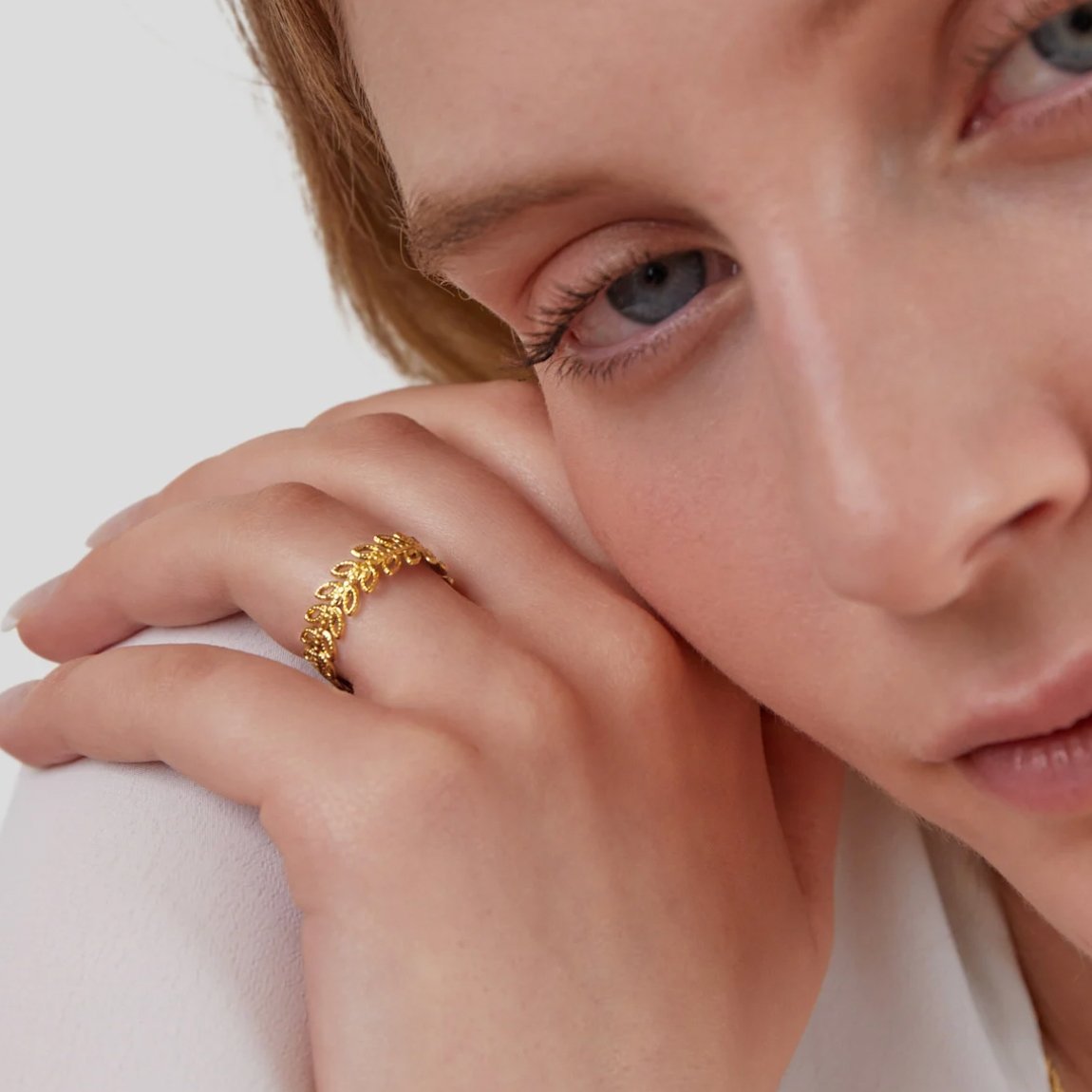 Bloom Summer Leaf Ring