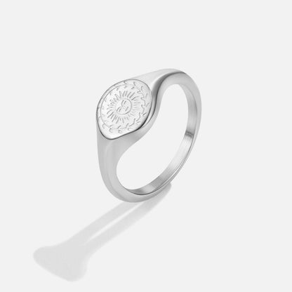Summer Solstice Silver-Tone Ring