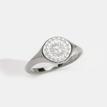Summer Solstice Silver-Tone Ring