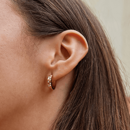 Tasha Crystal Gold-Tone Hoop Earrings