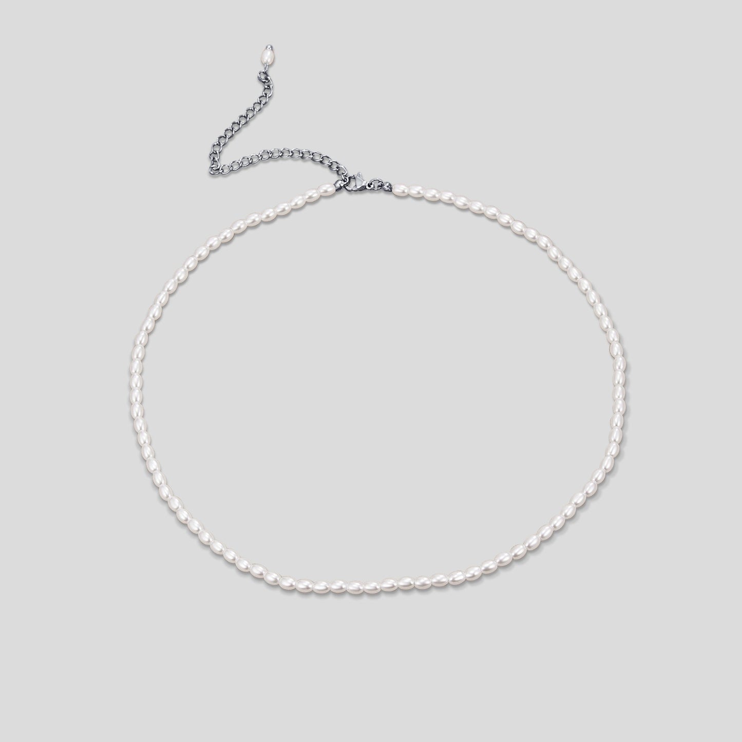 Temi Pearl Silver-Tone Necklace