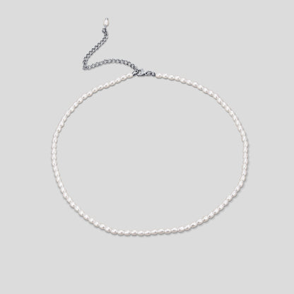 Temi Pearl Silver-Tone Necklace