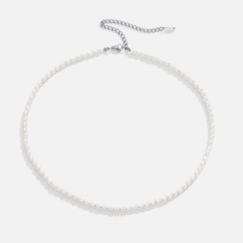 Temi Pearl Silver-Tone Necklace