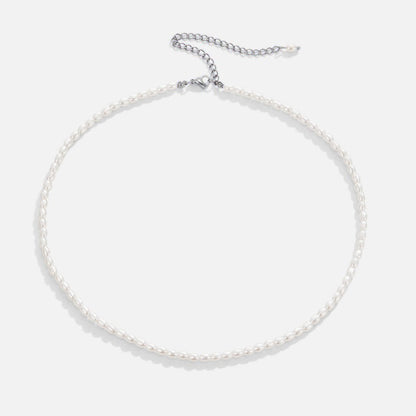 Temi Pearl Silver-Tone Necklace