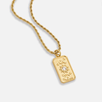 The Sun Tarot Pendant Necklace