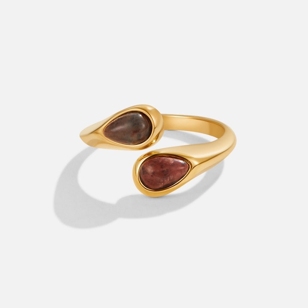 Tiger Eye Wrap Ring