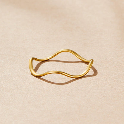 Tina Gold-Tone Stacking Ring