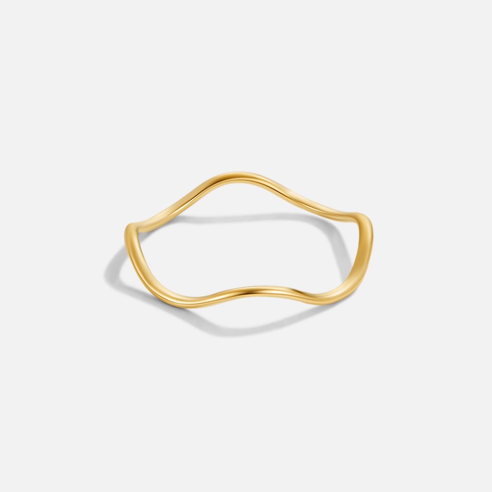 Tina Gold-Tone Stacking Ring